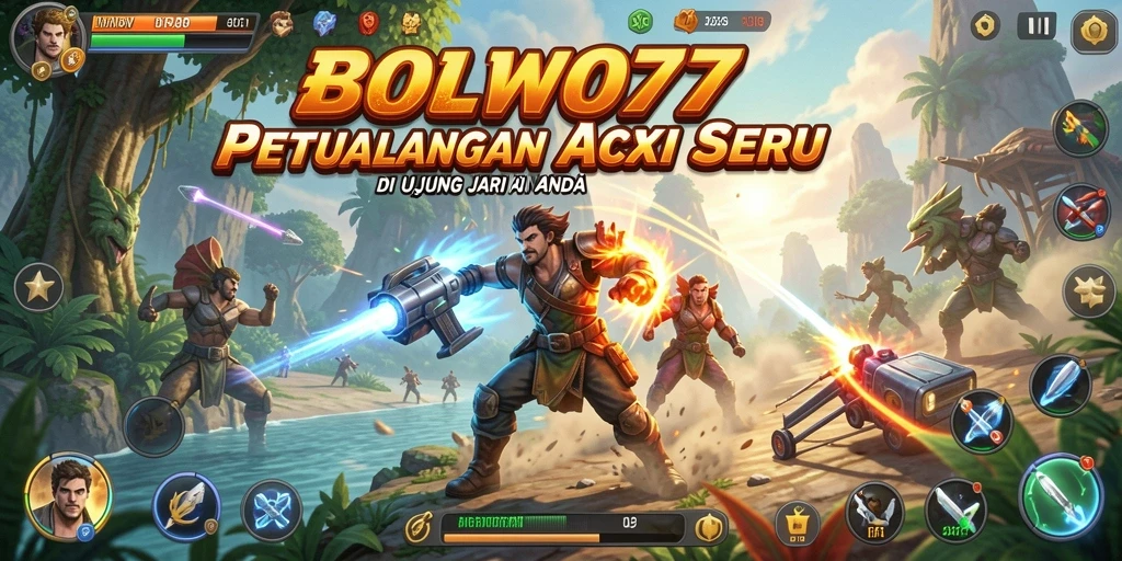 Tampilan gameplay seru BOWO77 dengan aksi yang menegangkan.