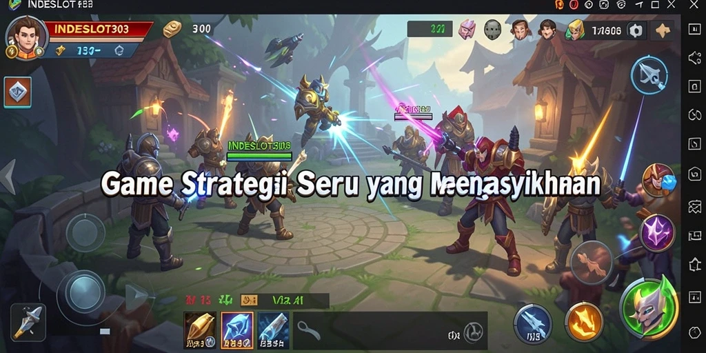 Tangkapan layar dari gameplay <strong>INDESLOT303</strong> menampilkan elemen strategi yang mendebarkan.