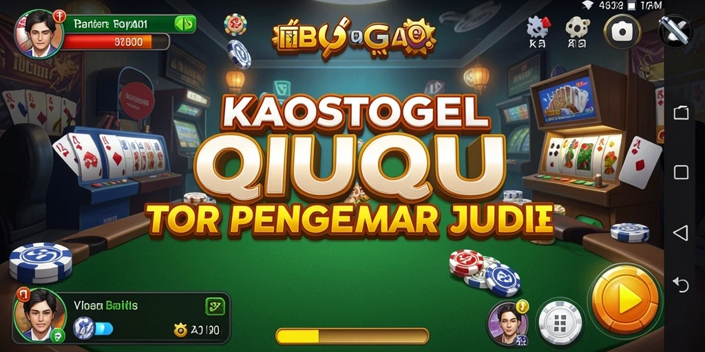 Tampilan menarik dari gameplay QiuQiu di KAOSTOGEL.