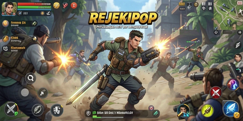 Screenshot gameplay <strong>REJEKIPOP</strong> yang menampilkan aksi seru dan grafis menawan.