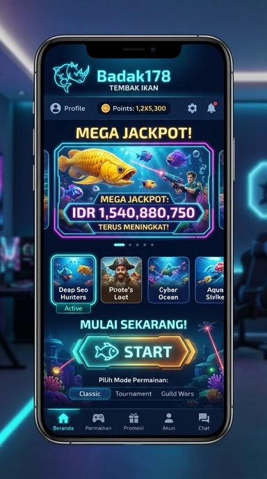 Tampilan antarmuka sederhana dan intuitif dari badak178.